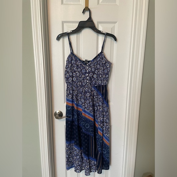 aerie Dresses & Skirts - Aerie Patchwork Midi Dress
